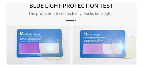 Lentes Anti Azul, Lentes De Descanso, Filtro Luz Azul Pc Med Floreal