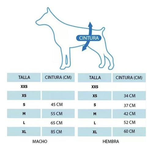 Pack 12 Unid Pañal Sanitario Desechables Mascotas Perra Gata - Blanco - Xl