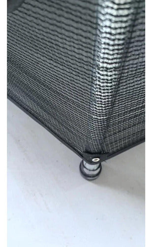 Trampolin Cama Elastica Saltarina Para Niños + Red - Norplat Negro Rojo