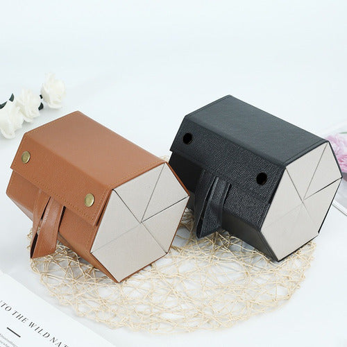 Organizador Estuche 6 Lentes De Sol Gafas Plegable - Norplat Negro