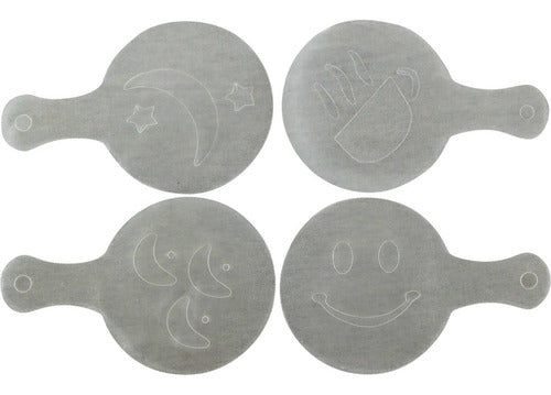 Pack X16 Plantillas Para Decorar Pan (stencils) - Cukin Blanco Diesños Varios