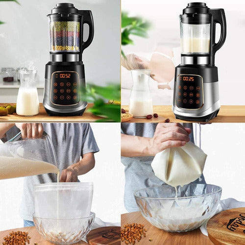 Set 3 Bolsas Para Filtrar Leche Vegetal Malla Fina - Norplat Blanco