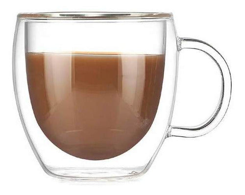 Taza Cafe Doble Pared 150ml Frio Caliente - Cukin