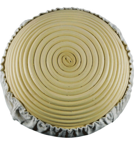 Banneton Redondo De Ø23 X 8.5cm - Cesta De Rattan - Cukin