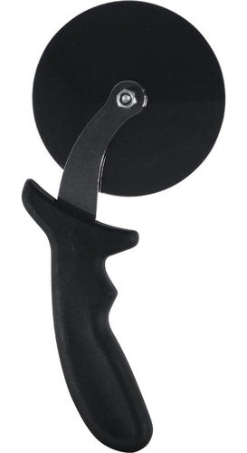 Corta Pizza De Rueda De Ø10cm Premium - Cukin Negro