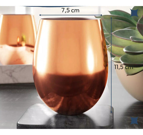 2 Vasos Lisos Moscow Mule Mugs Copas Coctel 500ml - Norplat Moscow Copa