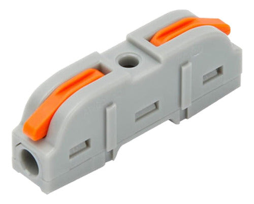 Set 100 Conectores Electrico Rapido Tipo Wago 1-1 - Norplat