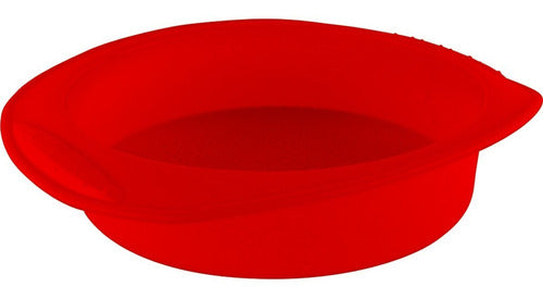 Molde De Silicona Redondo Para Torta O Tarta - Cukin Rojo