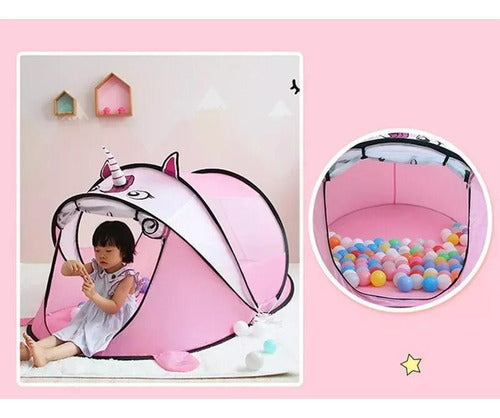 Carpa Casa Infantil Norplat - Castillo Para Niño Niña Niños Rosa