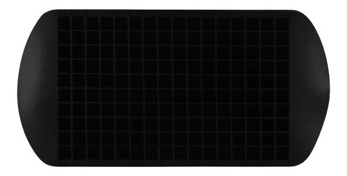 Molde De Silicona Para 160 Micro Cubos De Hielo Negro