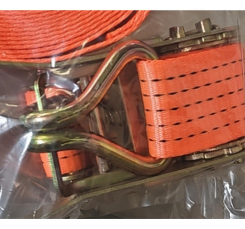 Eslingas Linga Amarre 50mm 6m Slinga 5000kg Rachet - Norplat Naranja