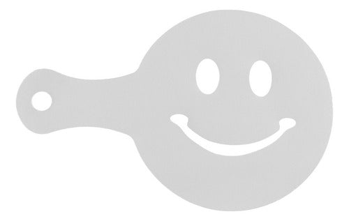 16 Plantillas Stencils Decorar Cafes Pan Cupcakes - Norplat 01