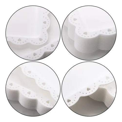 Set 2 Bandejas Rectangular Norplat Ideal Para Brazo De Reina Blanco