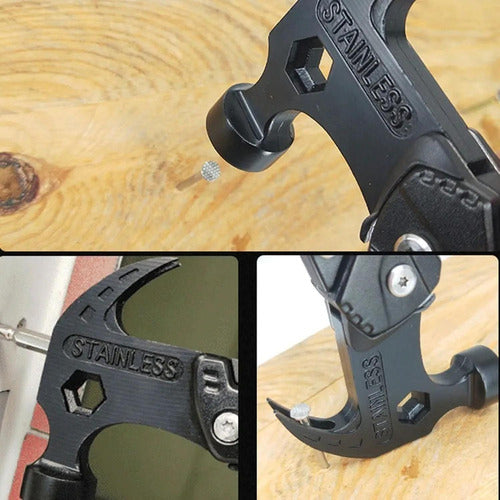 Cortapluma Norplat Supervivencia Pesca Camping 12en1 Funda Negro