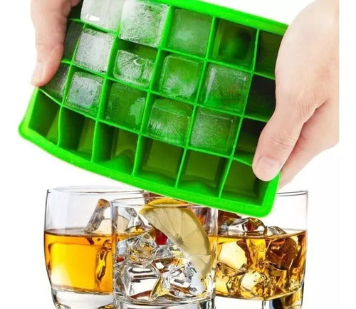 Cubetera De Silicona Cubos Hielos Hielera Cubetas - Norplat Verde