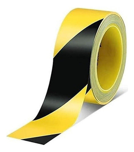 3 Cintas Seguridad Demarcacion Adhesiva 48mm 33m - Norplat Rayas
