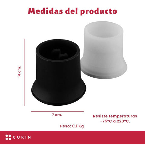 Molde De Silicona Para Oso Polar Y Pingüino De Hielo - Cukin Blanco
