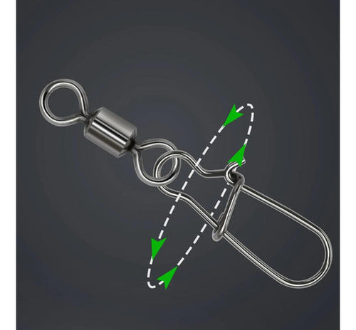 Destorcedor De Pesca 50 Unidades N 1/3/5/7/10 - Norplat 05