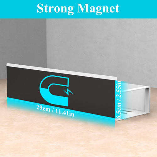 2 Estante Organizador Magnético Cocina Multiuso - Norplat Blanco