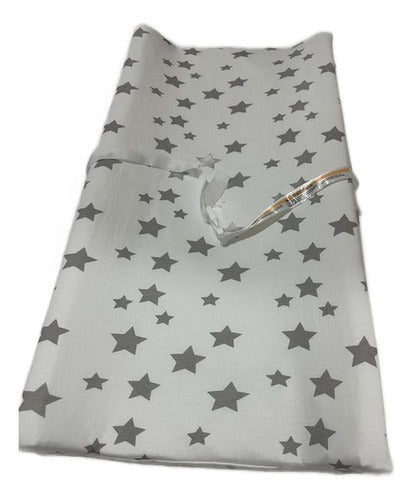 Mudador Anatomico Horizontal Ergonomico Premium Norplat Blanco Estrellas