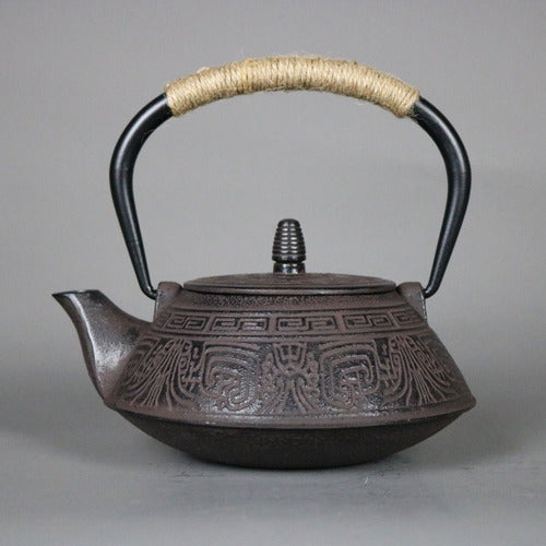 Tetera Fierro Hierro Fundido 800ml Infusor Te Arte - Cukin Negro