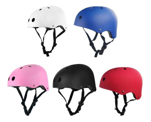 Casco Para Scooter O Bicicleta Variedad Colores / Eciclos Negro L
