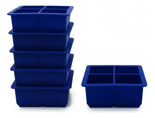 Pack 6 Molde De Silicona Para Cubos De Hielo 5cm - Norplat