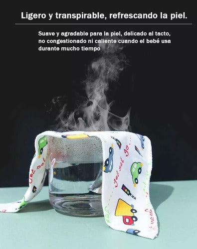 Pack 8 Bandanas Baberos Impermeables Suave Algodón Cute Mixto Mixto Unica