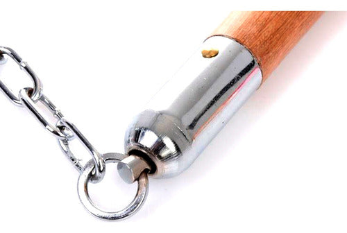 Nunchaku Muchaco Linchaco De Madera Con Rodamiento - Norplat