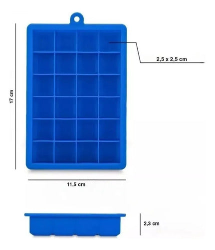 Cubetera De Silicona Cubos Hielos Hielera Cubetas - Norplat Verde