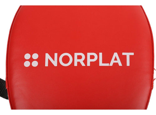 Focos Karate Boxeo Manopla Entrenamiento Almohadilla Norplat Rojo