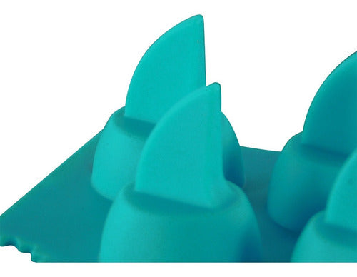 Molde De Silicona Para Aletas De Tiburón De Hielo - Cukin Celeste