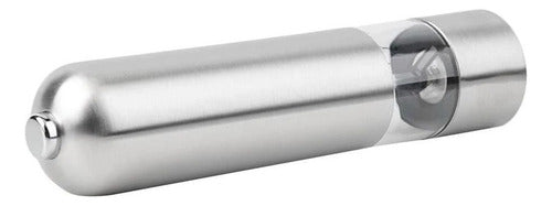 Pimentero Salero Molinillo Electrico Dispensador - Norplat Plateado