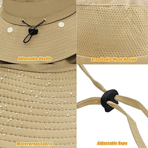 Sombrero Boonie Legionario Ala Ancha Protección Sol Norplat Caqui 57-63cm