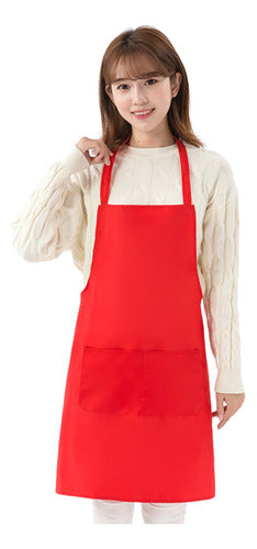 Pechera Clásica Gourmet Antifluido, Antiacido, Antibacterial Rojo