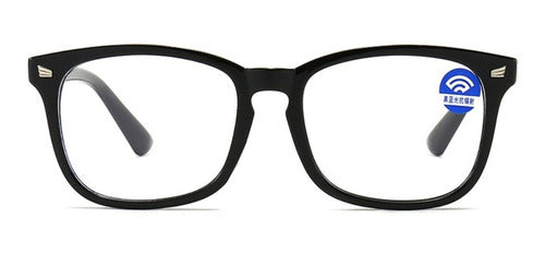 Lentes Anti Azul, Lentes De Descanso, Filtro Luz Azul Pc Med Negro
