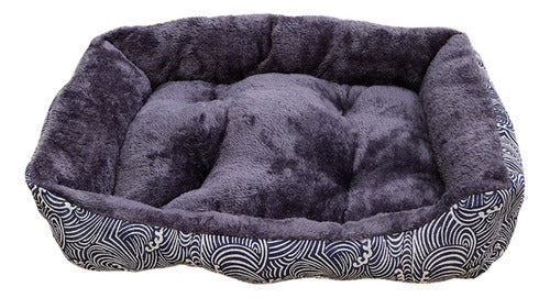 Cama Mascota Ultrasuave Gato Perro S Hasta 5kg - Wuf Azul 04