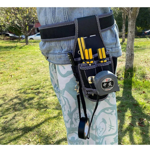 Bolsa Herramientas Eléctrica Colgar Cintura Coleto - Norplat Negro