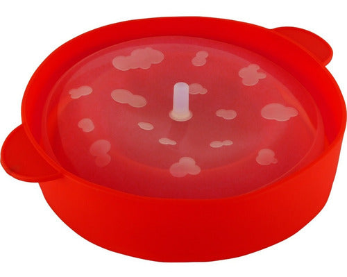 Maquina De Silicona Para Hacer Cabritas Con Tapa - Cukin Rojo