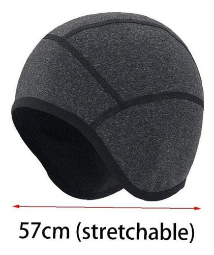 Gorro Para Deportes Ciclismo Días Fríos E Invierno - Norplat Gris Oscuro Talle Único