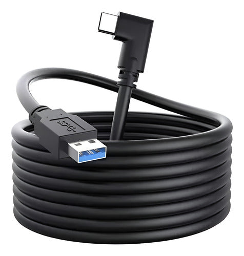 Cable Usb Para Oculus Link Quest 2 5mt 5gbps - Norplat Negro