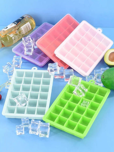 Cubetera De Silicona Cubos Hielos Hielera Cubetas - Norplat Azul