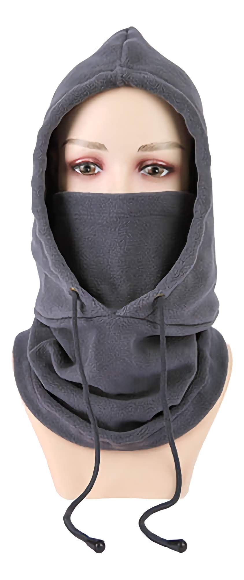 Gorro Pasamontañas Balaclava Polar 4 En 1 Outdoor - Norplat Gris Oscuro Talle Único