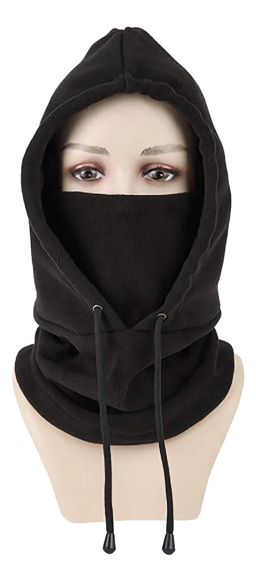 Gorro Pasamontañas Balaclava Polar 4 En 1 Outdoor - Norplat Negro Talle Único
